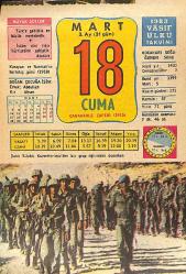 18 Mart 1983 Takvim Yaprağı - Doğum Günü Hediyesi EFMN15033