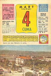 4 Mart 1983 Takvim Yaprağı - Doğum Günü Hediyesi EFMN15047