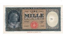 İtalya 1000 Lire 1947 ÇT+ YKP8094