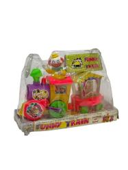 90'lar Plastik Sirk Treni Palyaço Figürlü (Sıfır) AOB4614