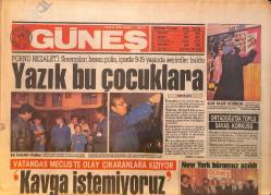 Güneş Gazetesi 16 Aralık 1987 - Türkan Şoray'ın Nefret Ettiği Film Yine Ekranlarda - Sibel Can Gazino Afişi GZ158139