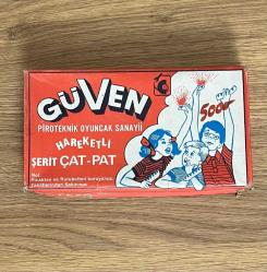 Eski Bakkaliye - GÜVEN Hareketli Şerit Çata-Pat Çatapat Dolu Kutu #BAK94