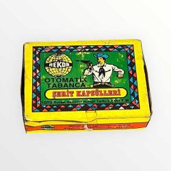 Rekor 1990s Otomatik Tabanca Şerit Kapsülleri Tam Dolu Kutu AOB4849