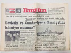 Bugün Gazetesi 9 Mart 1967 - Fenerbahçe Altınorduyu Kura İle Eledi GZ53128