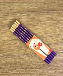Giraffe Çekeslovak Malı Silgili Kurşun Kalem (Mor).1 Dz Orjinal Paket AOB4926