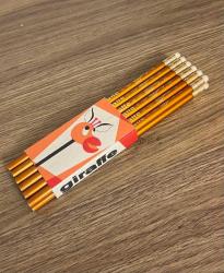 Giraffe Çekeslovak Malı Silgili Kurşun Kalem (Kahve).1 Dz Orjinal Paket AOB4929