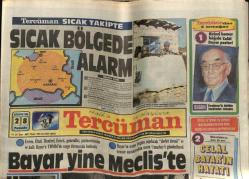 Tercüman Gazetesi 28 Ağustos 1986 - Celal Bayara TBMMde Saygı Duruşu GZ54149