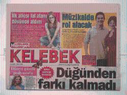 Hürriyet Gazetesi Kelebek Eki 24 Eylül 2004 - Düğünden Farkı Kalmadı GZ5422