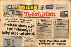 Tercüman Gazetesi 14 Ocak 1981 - Profesör Olmak İçin 2 Yıl Mahrumiyet Bölgesinde Çalışılacak GZ54298