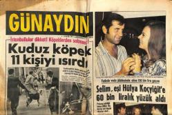 Günaydın Gazetesi 1 Eylül 1971 - Selim Eşi Hülya Koçyiğite 60 Bin Liralık Yüzük Aldı GZ56008
