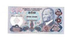 6. Emisyon 2.Tertip 1000 Türk Lirası Seri D36 ÇİL TCK9950