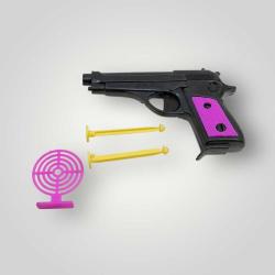 Türk Malı Aksan Plâstik Köroğlu Dartlı Ok Atan Oyuncak Tabanca (Sıfır Ürün) AOB5054