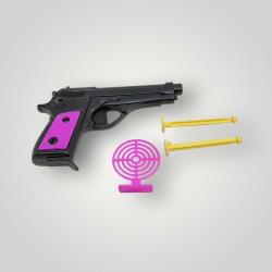 Türk Malı Aksan Plâstik Köroğlu Dartlı Ok Atan Oyuncak Tabanca (Sıfır Ürün) AOB5054