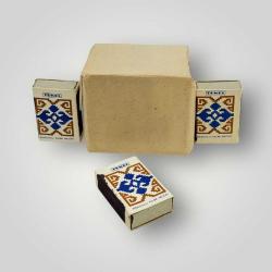 Eski Bakkal - Tekel İdaresi Anadolu Kilim Motifi Kibrit AOB5074