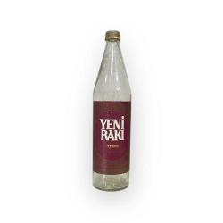 1980s Tekel Yeni Rakı Kırmızı Etiket 70cl 1800 Lira Boş Şişe #AOB5142