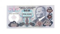 6. Emisyon 3.Tertip 1000 Türk Lirası Seri F54 ÇÇT+ TCK9972