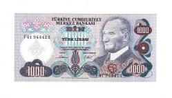 6. Emisyon 3.Tertip 1000 Türk Lirası Seri F41 ÇA TCK9976