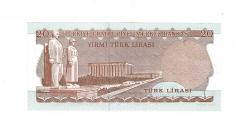 6.Emisyon 3.Tertip 20 Türk Lirası Seri G49 ÇİL TCK10012
