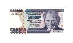 7.Emisyon 4.Tertip 500.000 Türk Lirası Seri L29 ÇİL TCK10015