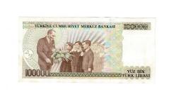 7.Emisyon 2.Tertip 100.000 Türk Lirası Seri D72 ÇİL TCK10028