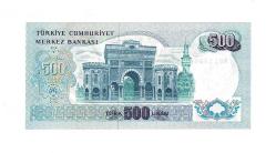 6.Emisyon 2.Tertip 500 Türk Lirası Seri N55 ÇİL TCK10040