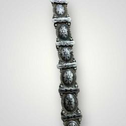 Gümüş Savatlı Damgalı Antika Kemeri AOB6017