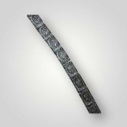 Gümüş Savatlı Damgalı Antika Kemeri AOB6018