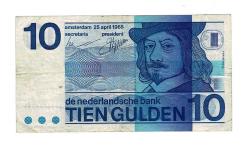 Hollanda 10 Gulden 1968 ÇT YKP8106