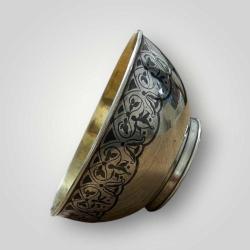 Gümüş Savatlı Damgalı Kase AOB6025