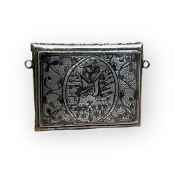 Osmanlı Gümüş Savatlı Hamayır - Cevşen AOB6033