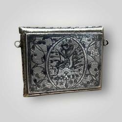 Osmanlı Gümüş Savatlı Hamayır - Cevşen AOB6033