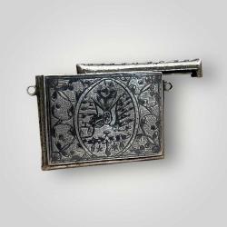 Osmanlı Gümüş Savatlı Hamayır - Cevşen AOB6033