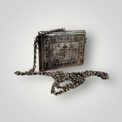 Osmanlı Gümüş Savatlı Hamayır - Cevşen AOB6034