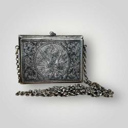 Osmanlı Gümüş Savatlı Hamayır - Cevşen AOB6034