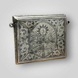 Osmanlı Gümüş Savatlı Hamayır - Cevşen AOB6035