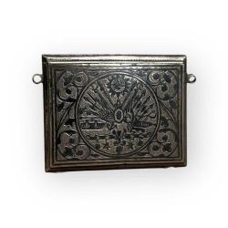 Osmanlı Gümüş Savatlı Hamayır - Cevşen AOB6036