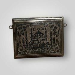 Osmanlı Gümüş Savatlı Hamayır - Cevşen AOB6036