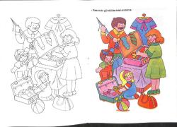 Anaokulları İçin Hayat Bilgisi Tatil Dönüşümüz Boyama Kitabı 1 NDR100083