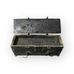 Antika 1940s Ahşap Kutusunda Pafta Takımı AOB6095