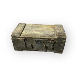 Antika 1940s Ahşap Kutusunda Pafta Takımı AOB6096