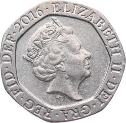 İngiltere 20 Pence 2016 * Elizabeth II * ÇÇT YMP11053