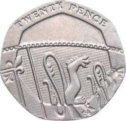 İngiltere 20 Pence 2016 * Elizabeth II * ÇÇT YMP11053