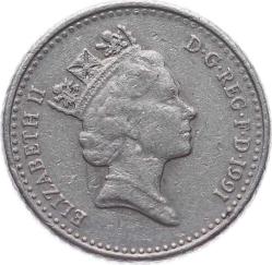 İngiltere 5 Pence 1991* Elizabeth II * ÇT+ YMP11069