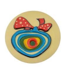 1980's Kabartmalı Nazar Boncuğu Sticker Çıkartma AKS2066