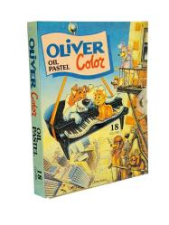 1990's Türk Malı 18'li Yağlı Pastel Boya Seti (Kullanılmamış) AOB5255