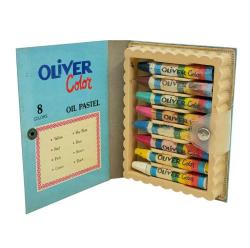 1990's Türk Malı 8'li Yağlı Pastel Boya Seti (Kullanılmamış) AOB5257