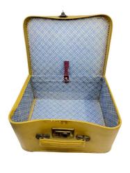 1970's Şahsuvar Pergelleri Görselli Bavul Tip Okul Çantası AOB5285