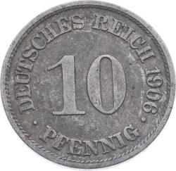 Almanya 10 Pfennig 1906 - ÇT YMP11214