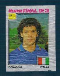 Final 90 (ÜLKER) Ünlü Futbolcular Serisi No 27 # SKZ2333