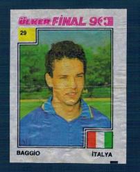 Final 90 (ÜLKER) Ünlü Futbolcular Serisi No 29 # SKZ2335